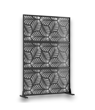Bud's Warehouse 57165 Metal Privacy Screen Outdoor Freestanding Patio Garden Deck Or Balcony