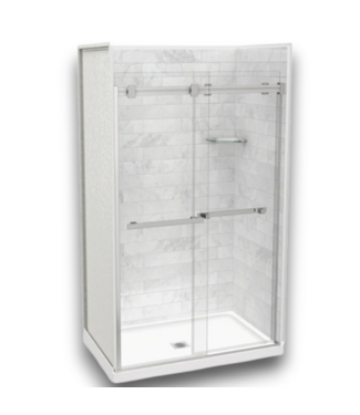 Bud's Warehouse 57169 5-piece Rectangle Alcove Shower Kit 32" X 48"