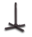 57172 13' Aluminum Beige Crank Modern Patio Umbrella