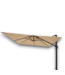 57172 13' Aluminum Beige Crank Modern Patio Umbrella