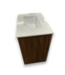57166 Warm Walnut Bathroom Vanity W/top 30"