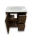57166 Warm Walnut Bathroom Vanity W/top 30"