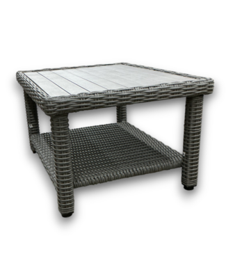 Bud's Warehouse 57182 Gray Wicker Outdoor Table