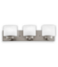 57183 Dove Creek 3-light Satin Nickel Bathroom Vanity Light