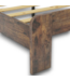 57181 King Dark Brown Bed Frame With Headboard