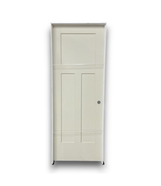 Bud's Warehouse 57189 30 x 80 Primed Prehung 3-Panel Interior Door