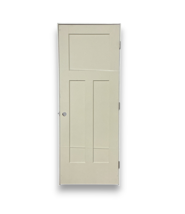 57189 30 x 80 Primed Prehung 3-Panel Interior Door