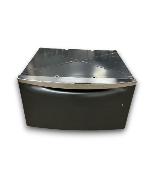 57190 Universal Laundry Pedestal Midnight Steel With Storage Drawer