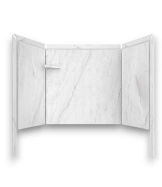 Bud's Warehouse 57193 Elite Oyster 3-piece Glue Up Bathtub Wall Panel Kit