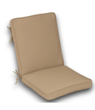 Bud's Warehouse 57197 20x 21 2 Piece Tan Patron Chair Cushion