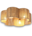 57209 Decoart Antique Gold Fandelier 3 Light With Remote
