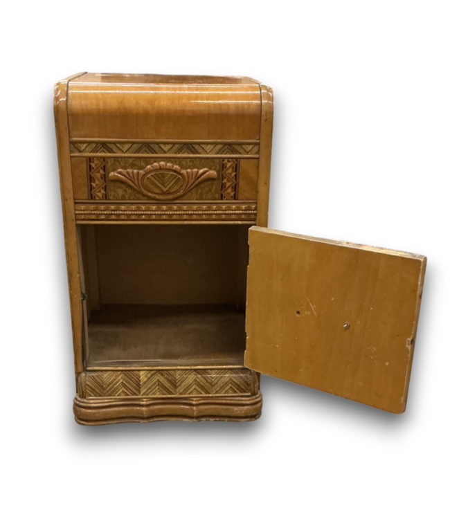 57198 Vintage Honey Night Stand Table