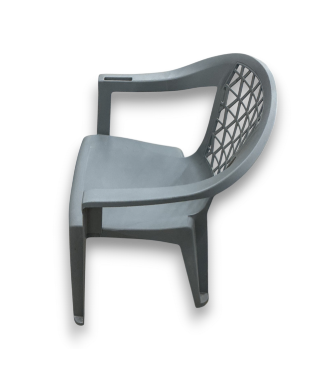 57212 Gray Resin Outdoor Chair