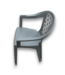 57212 Gray Resin Outdoor Chair