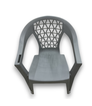Bud's Warehouse 57212 Gray Resin Outdoor Chair