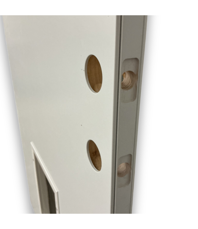 57213 32 X 80 White Pet Entrance Exterior Door Slab