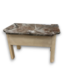 57214 Birch Table With Rust & River Resin Top