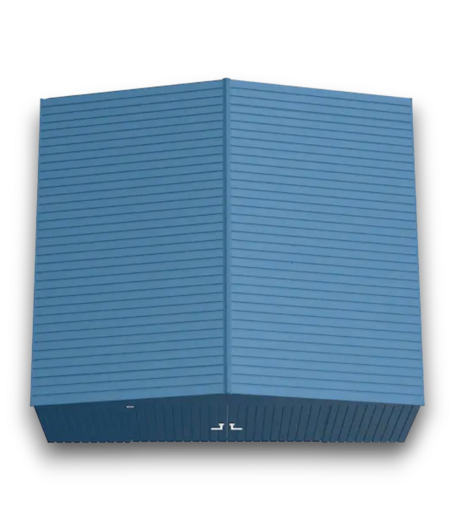 57218 Elite Galvanized Steel Metal Storage Shed