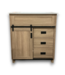 57221 Natural Oak Vanity W/top 30"