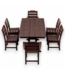 57224 Mahogany 7-pc Outdoor Dining Set