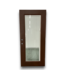 57211 34.5 X 80 Dark Brown Exterior Door With Blinds