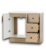 57220 36 X 35 Beige Oak Bathroom Sink Vanity