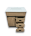 57221 Natural Oak Vanity W/top 30"