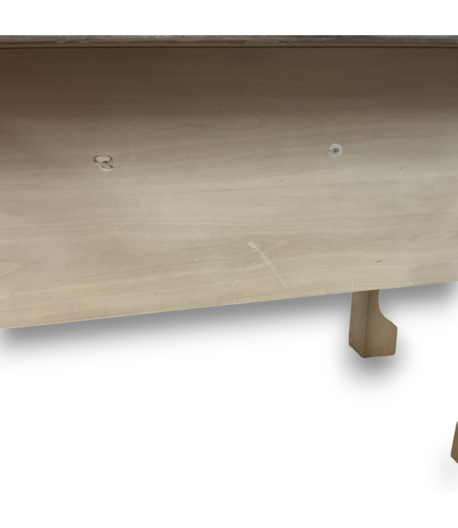 57214 Birch Table With Rust & River Resin Top
