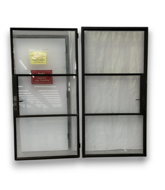 Bud's Warehouse 57229 93 X 92 Metal And Full Glas Exterior Doors