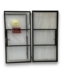 57229 93 X 92 Metal And Full Glas Exterior Doors
