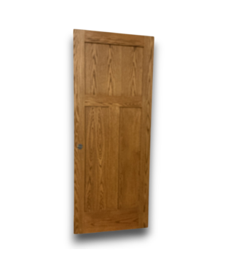 Bud's Warehouse 57238 32x80 Solid Brown 3 Panel Interior Door Slab