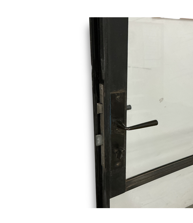 57229 93 X 92 Metal And Full Glas Exterior Doors