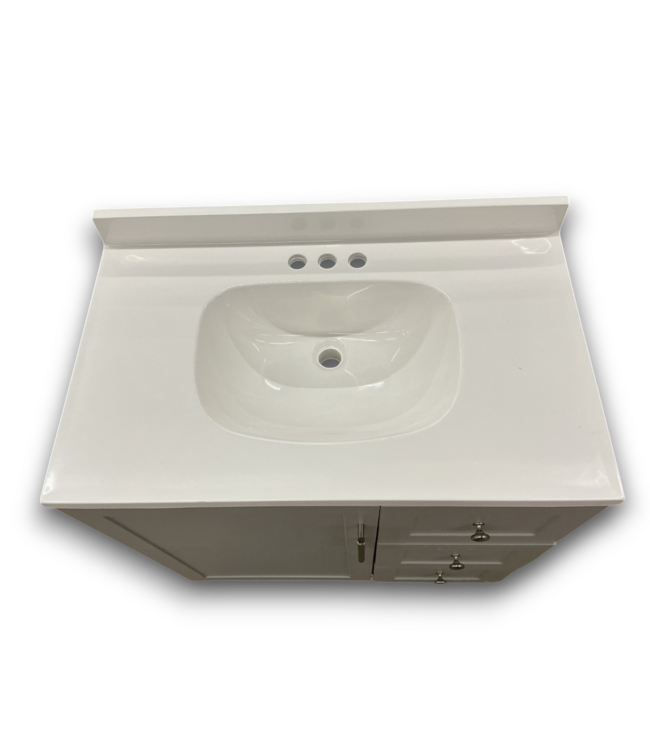 57236 Davies Light Gray Bathroom Vanity With Top 30"