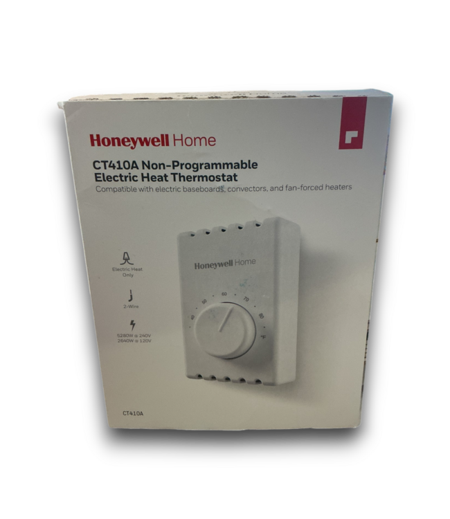 57255 White Thermostat 24-v