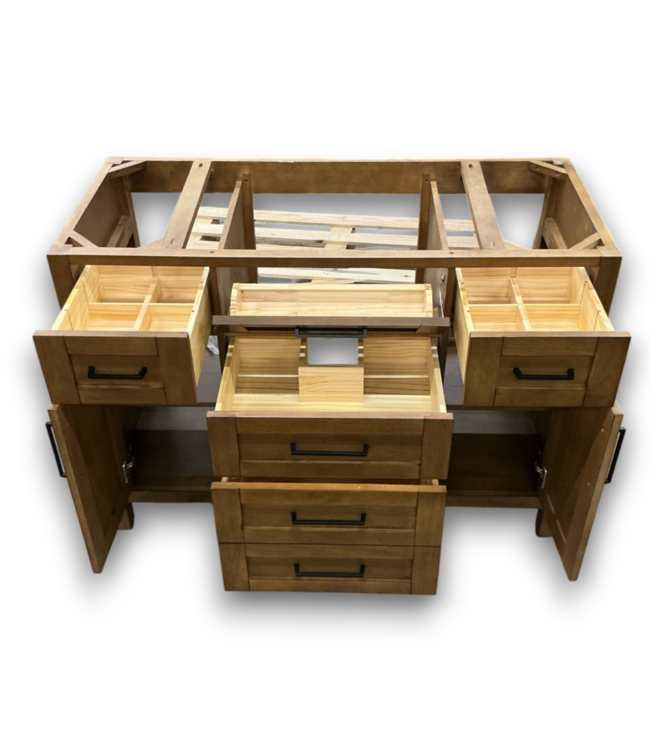 57257 Tahoe 48" Almond Latte Undermount Single Sink Bathroom Vanity Top Not Included