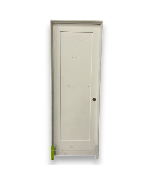 57258 28 X 80 White Prehung 1 Panel Interior Door