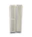57267 17-3/4 X 88-1/2 White Windows Shutter Pair