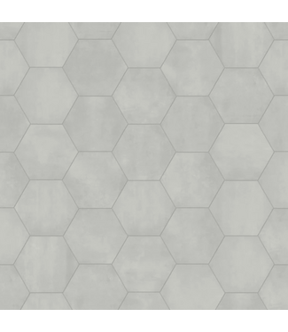 Bud's Warehouse 57270 Nouveau Greige Matte Porcelain Hexagon Floor And Wall Tile 11 Boxes