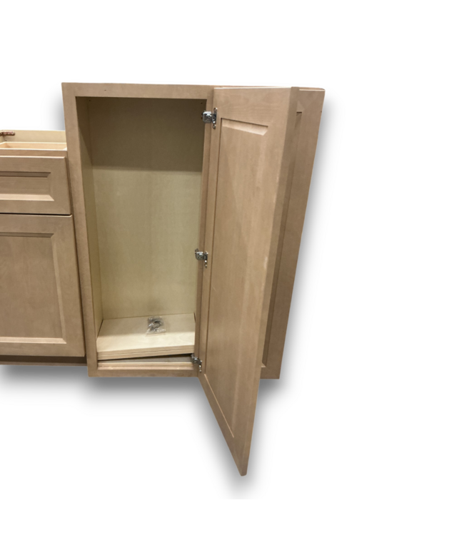 57261 4 Piece Butterscotch Shaker Style Soft Close Cabinet Set