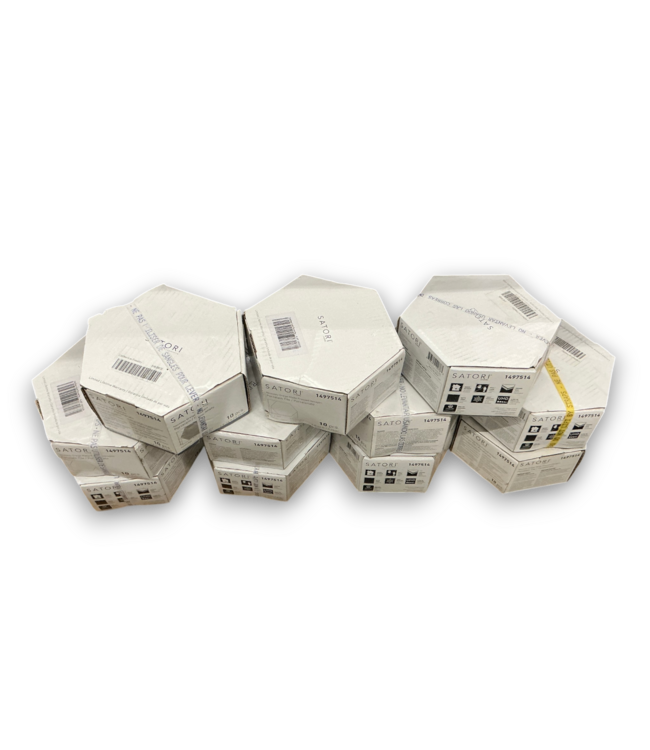 57270 Nouveau Greige Matte Porcelain Hexagon Floor And Wall Tile 11 Boxes