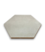 57270 Nouveau Greige Matte Porcelain Hexagon Floor And Wall Tile 11 Boxes