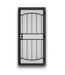 57276 36 X 96 Black Steel Left Hand Security Door