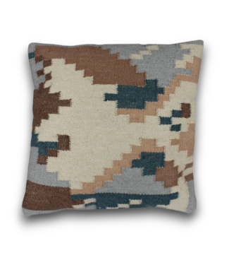 Bud's Warehouse 57280 Geometric Woven Square Block Throw Pillow