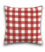 57281 Graphic Print Red Square Throw Pillow