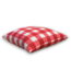 57281 Graphic Print Red Square Throw Pillow