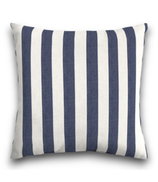 Bud's Warehouse 57283 Graphic Print Blue Stripes Throw Pillow