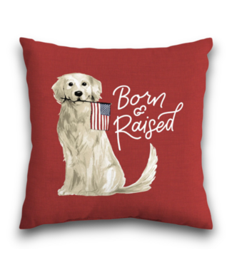 Bud's Warehouse 57285 Graphic Print Puppy Square Throw Pillow