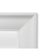 57289 Rectangle White Framed Wall Mirror