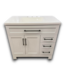 57265 White Bathroom Vanity W/top 36"