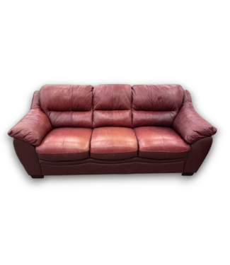 Bud's Warehouse 57290 Set Of 2 Burgundy Sofas